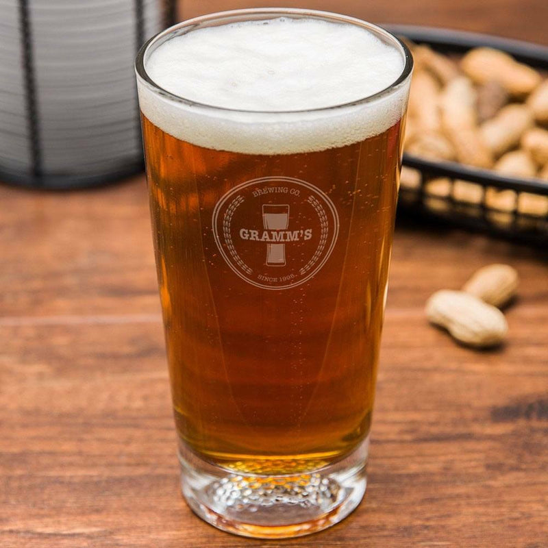 Classic Brewery Personalized Golf Beer Glass