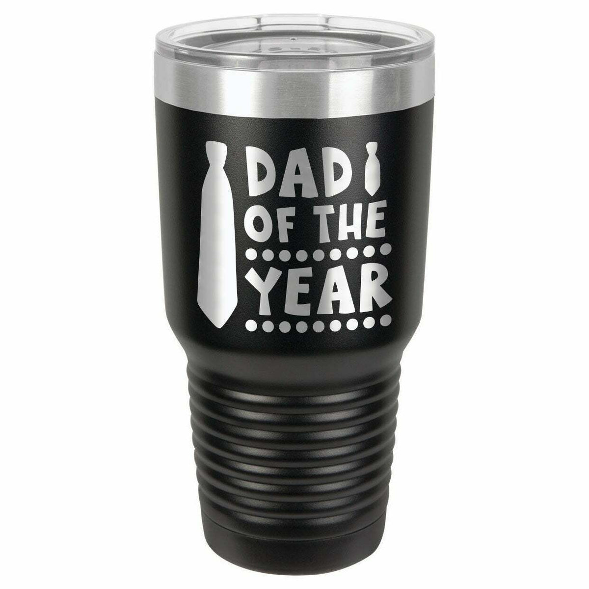 Dad Of The Year Drink Tumbler With Straw - ONLY GIFTS