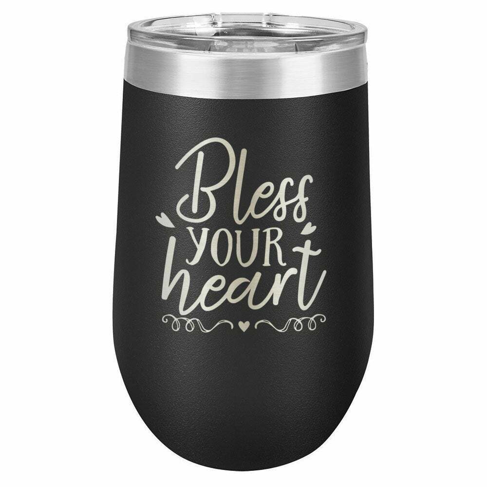 Bless Your Heart Drink Tumbler With Straw - ONLY GIFTS