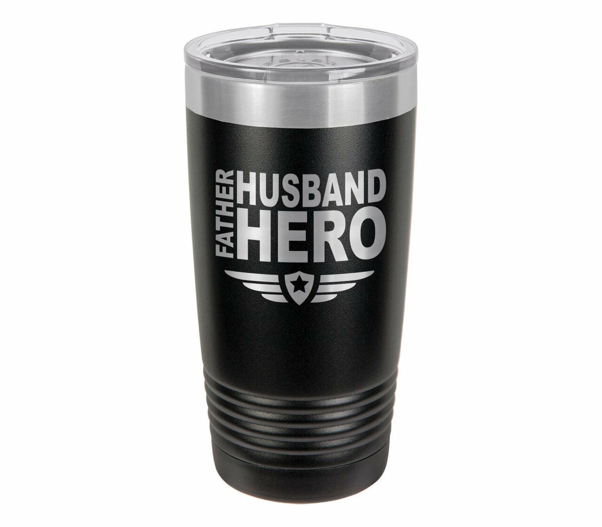 Father Husband Hero Drink Tumbler With Straw - ONLY GIFTS