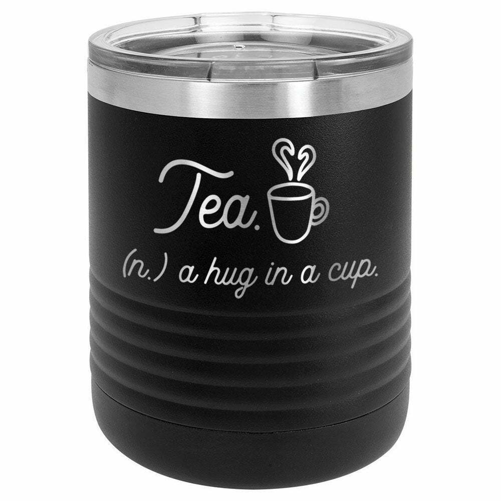 Tea A Hug In A Cup Drink Tumbler With Straw - ONLY GIFTS
