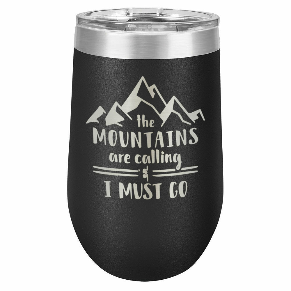 Mountains Are Calling And I Must Go Drink Tumbler With Straw - ONLY GIFTS