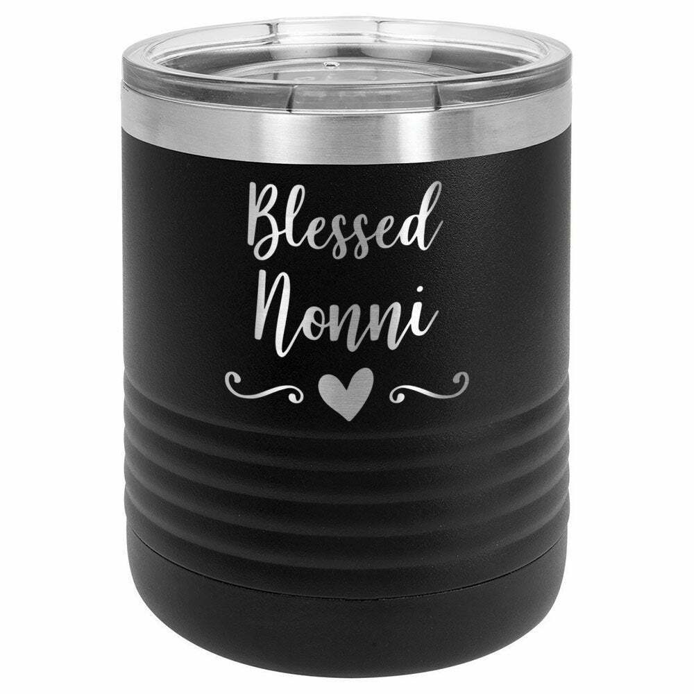 Blessed Nonni Drink Tumbler With Straw - ONLY GIFTS