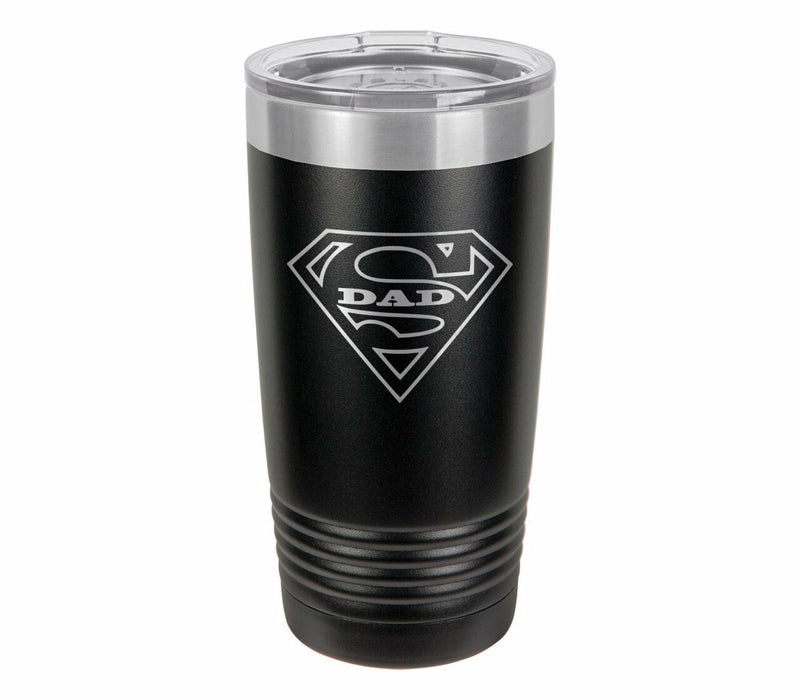 Super Dad Drink Tumbler With Straw