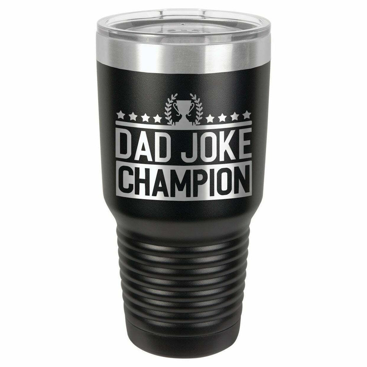Dad Joke Champion Drink Tumbler With Straw - ONLY GIFTS