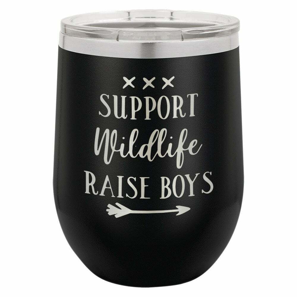 Support Wildlife Raise Boys Drink Tumbler With Straw - ONLY GIFTS