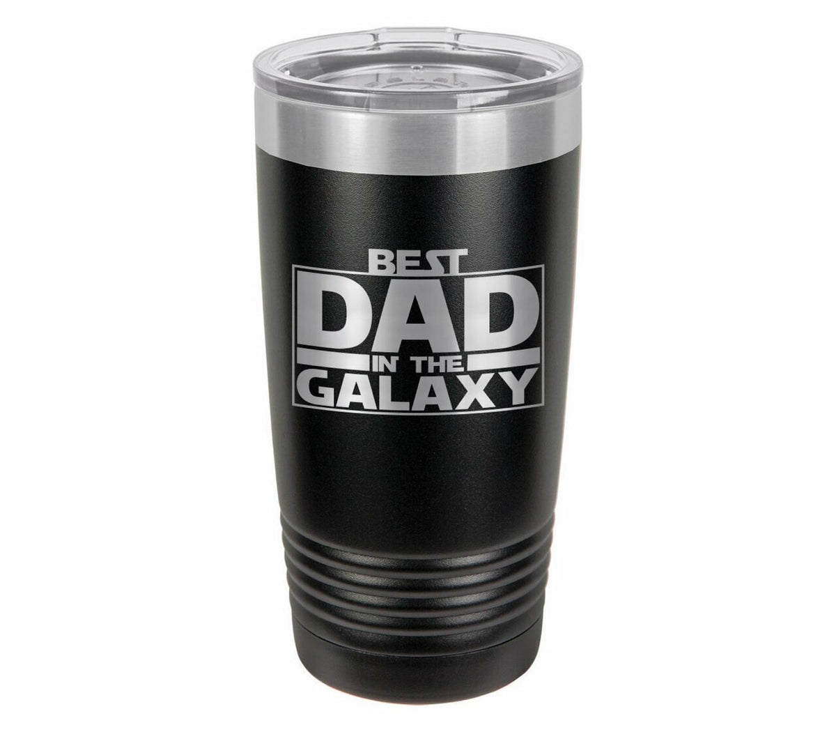 Best Dad In The Galaxy Drink Tumbler With Straw - ONLY GIFTS