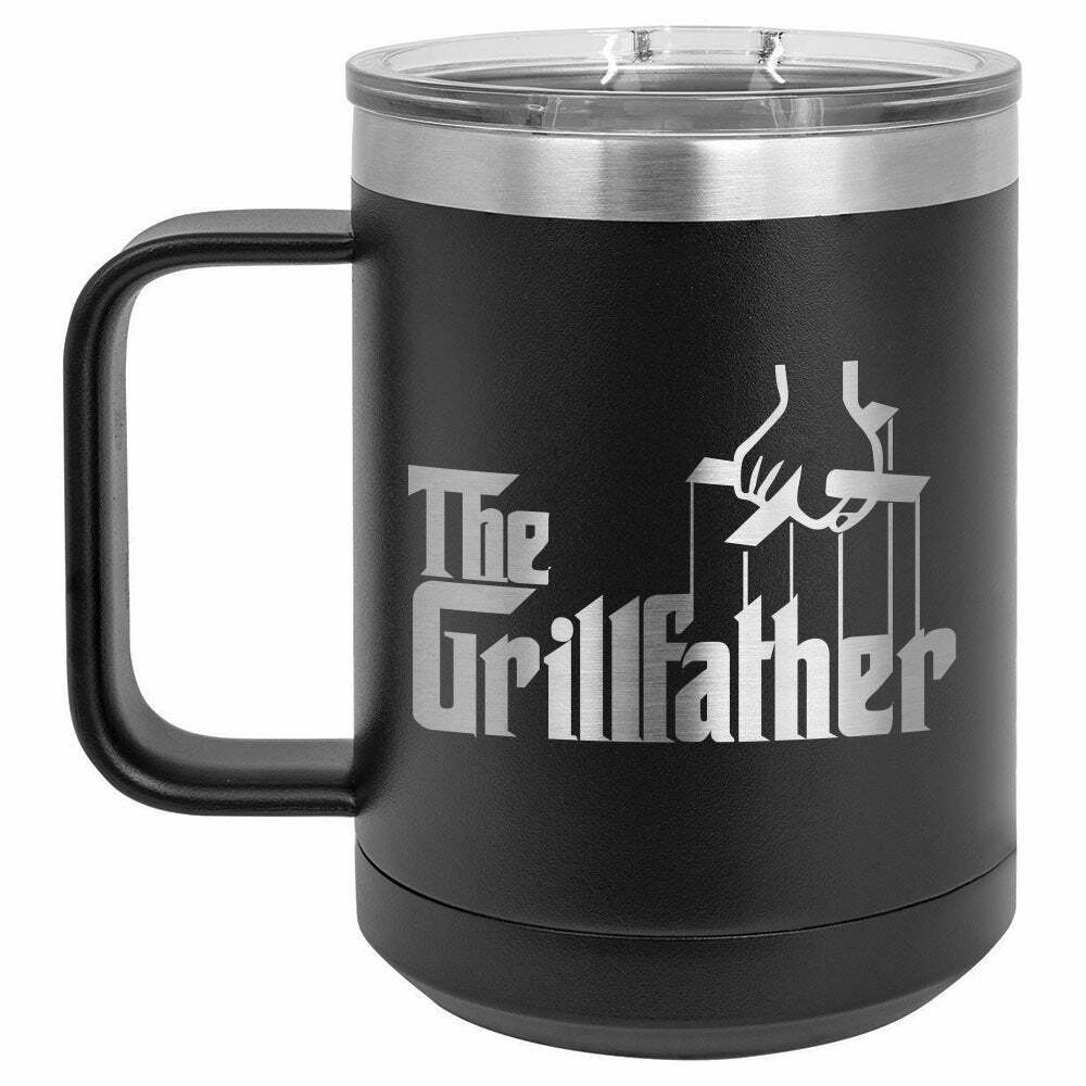 The Grillfather Drink Tumbler With Straw - ONLY GIFTS