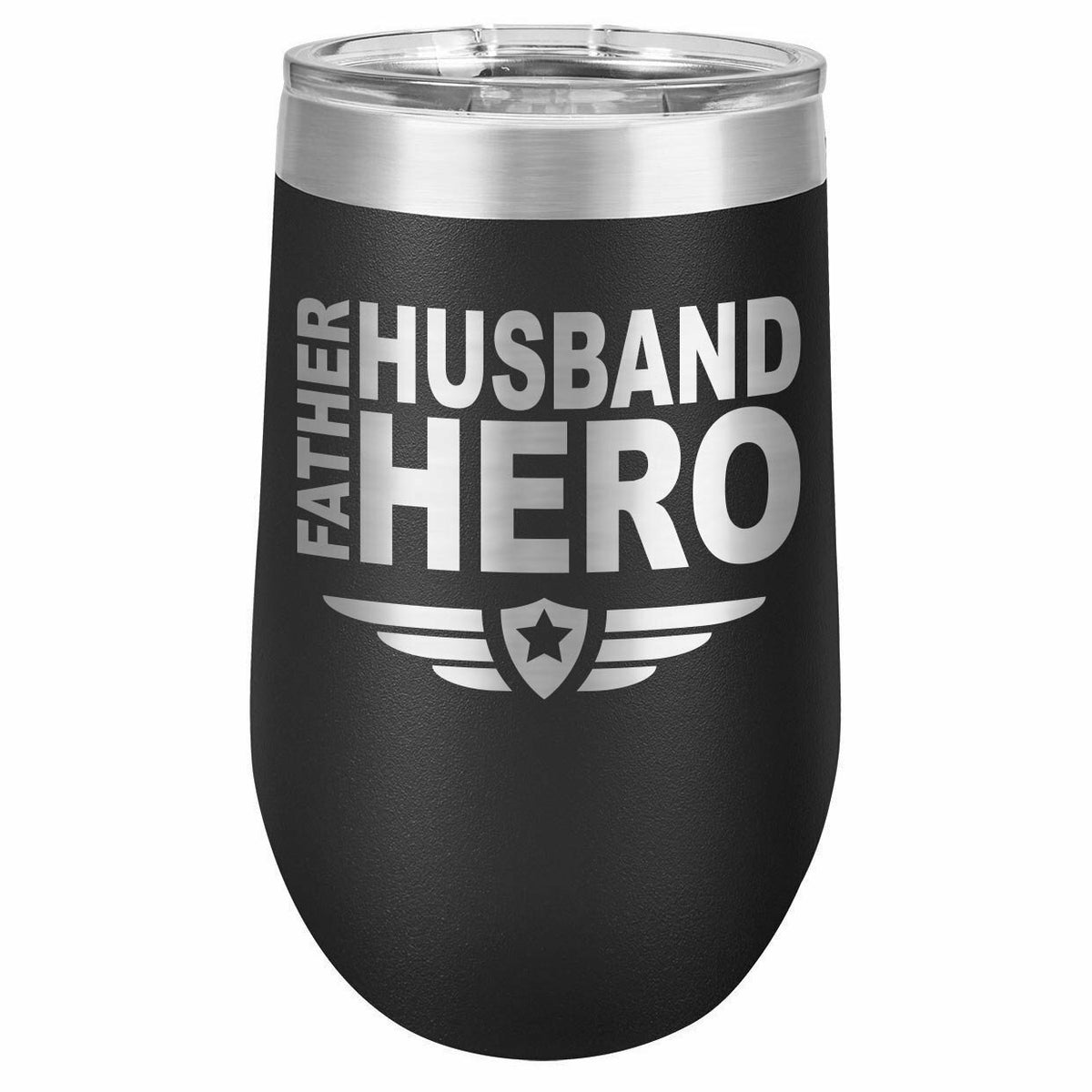 Father Husband Hero Drink Tumbler With Straw - ONLY GIFTS
