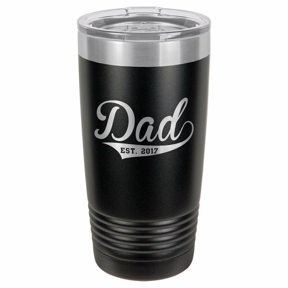 Dad Established 2020 Drink Tumbler With Straw - ONLY GIFTS