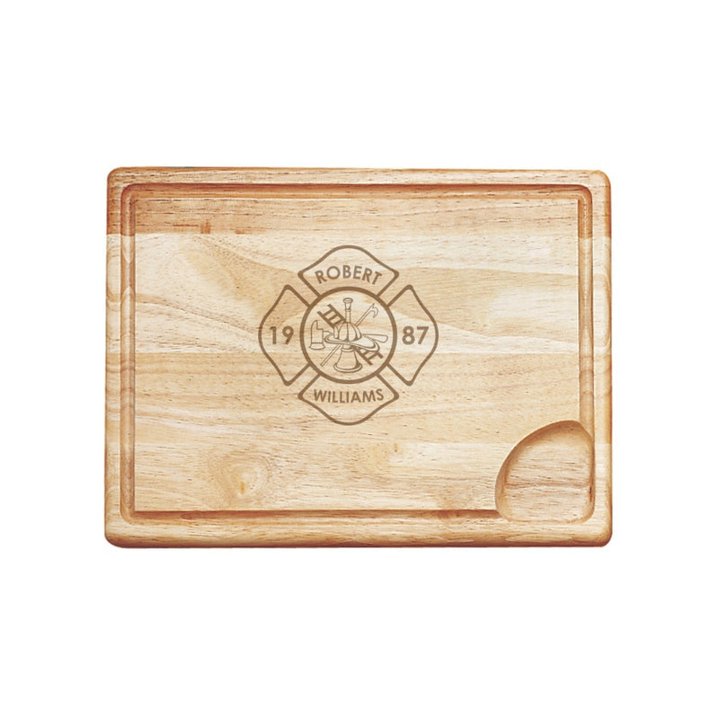 Fire Department Personalized Carving Board