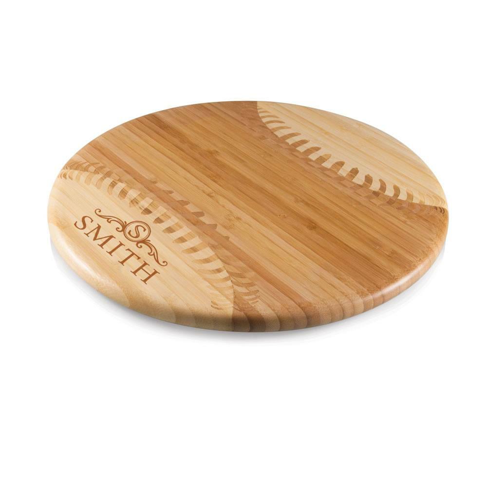 Langham Monogram Baseball Cutting Board - ONLY GIFTS