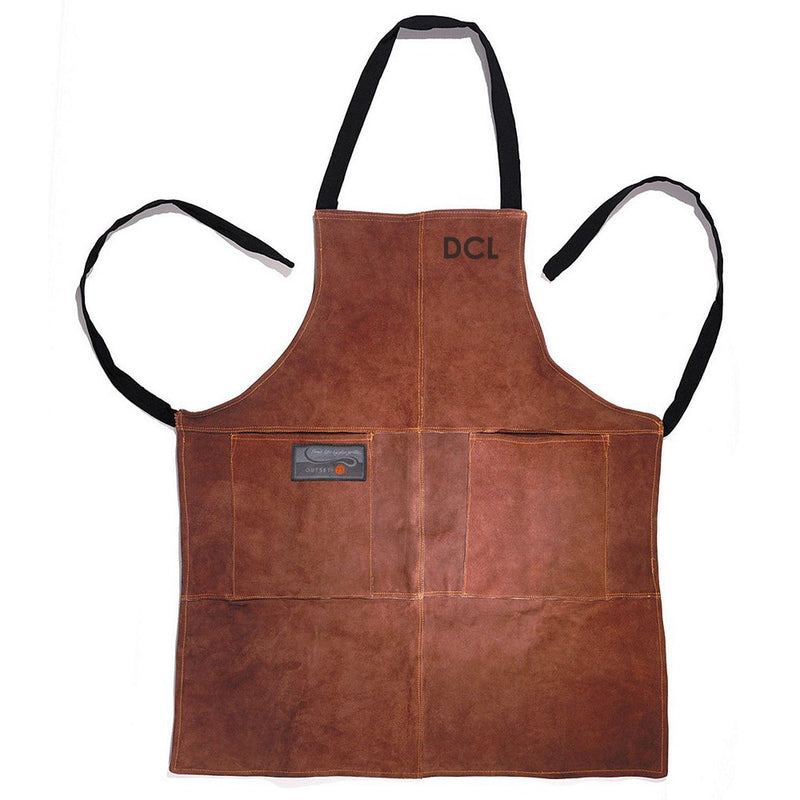 Personalized Leather Grill Apron