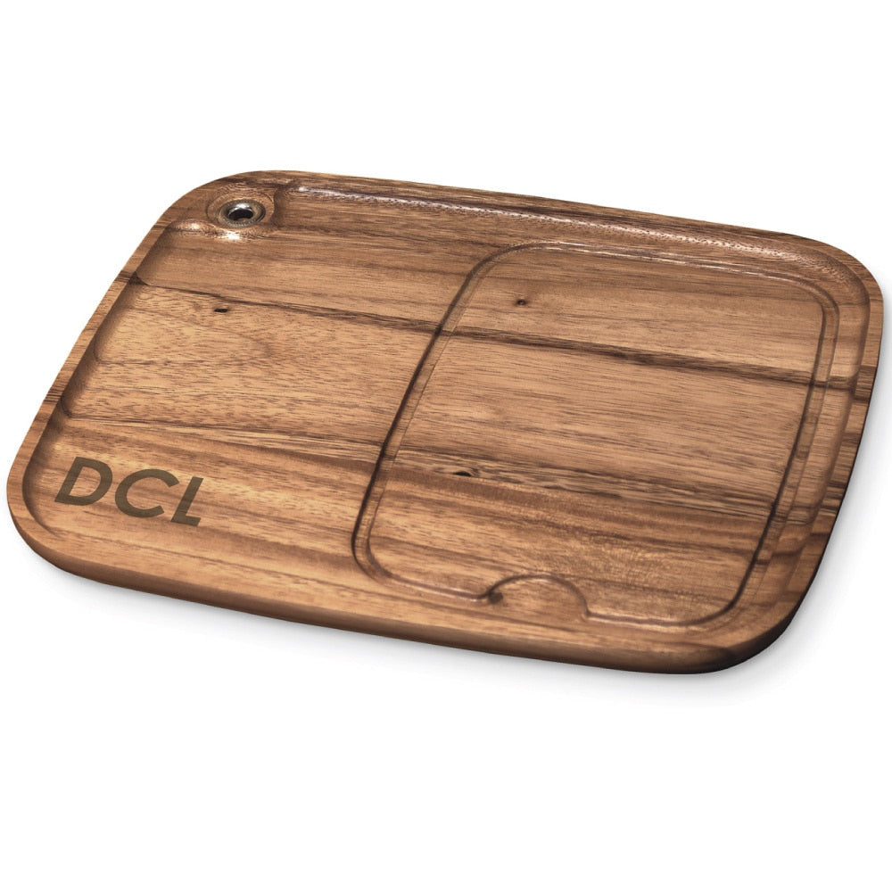 Personalized Wood Steak Barbecue Plate - ONLY GIFTS