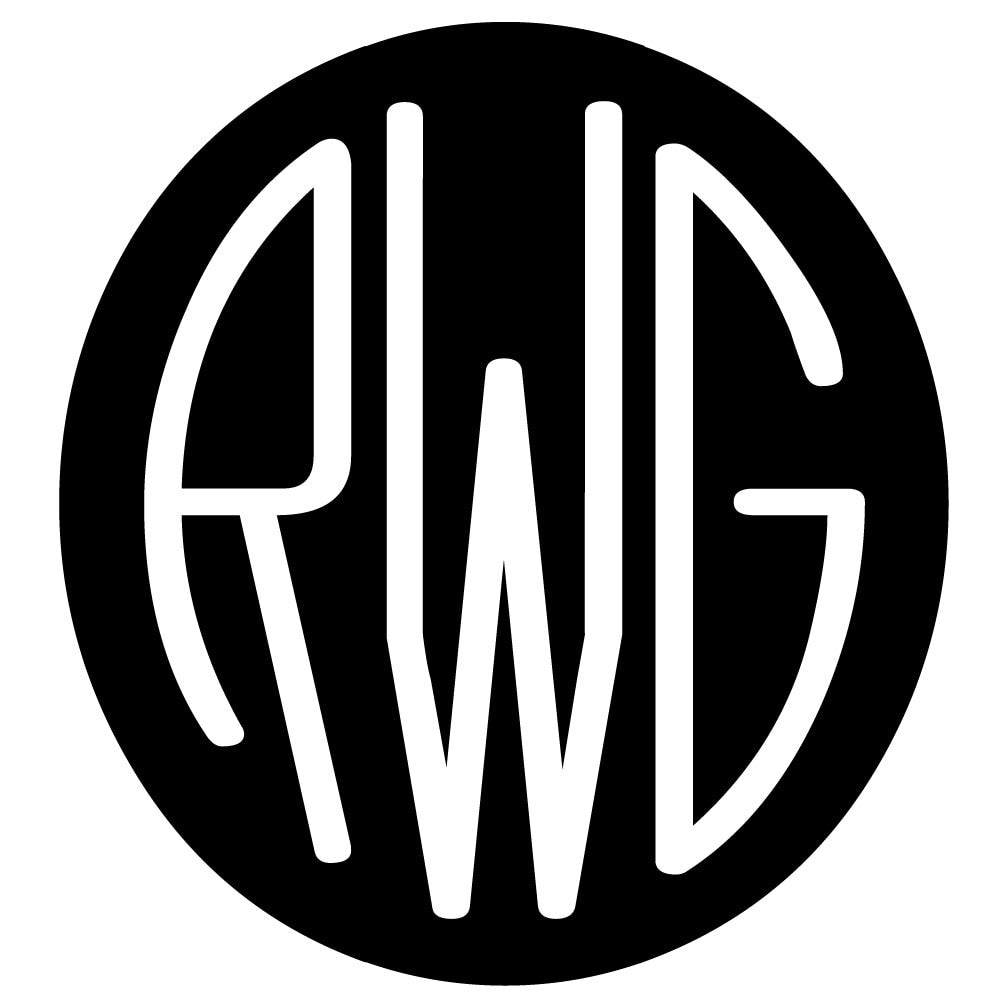 Solid Circle Monogram Wood Steak Plate - Ironwood Gourmet 28101 - ONLY GIFTS