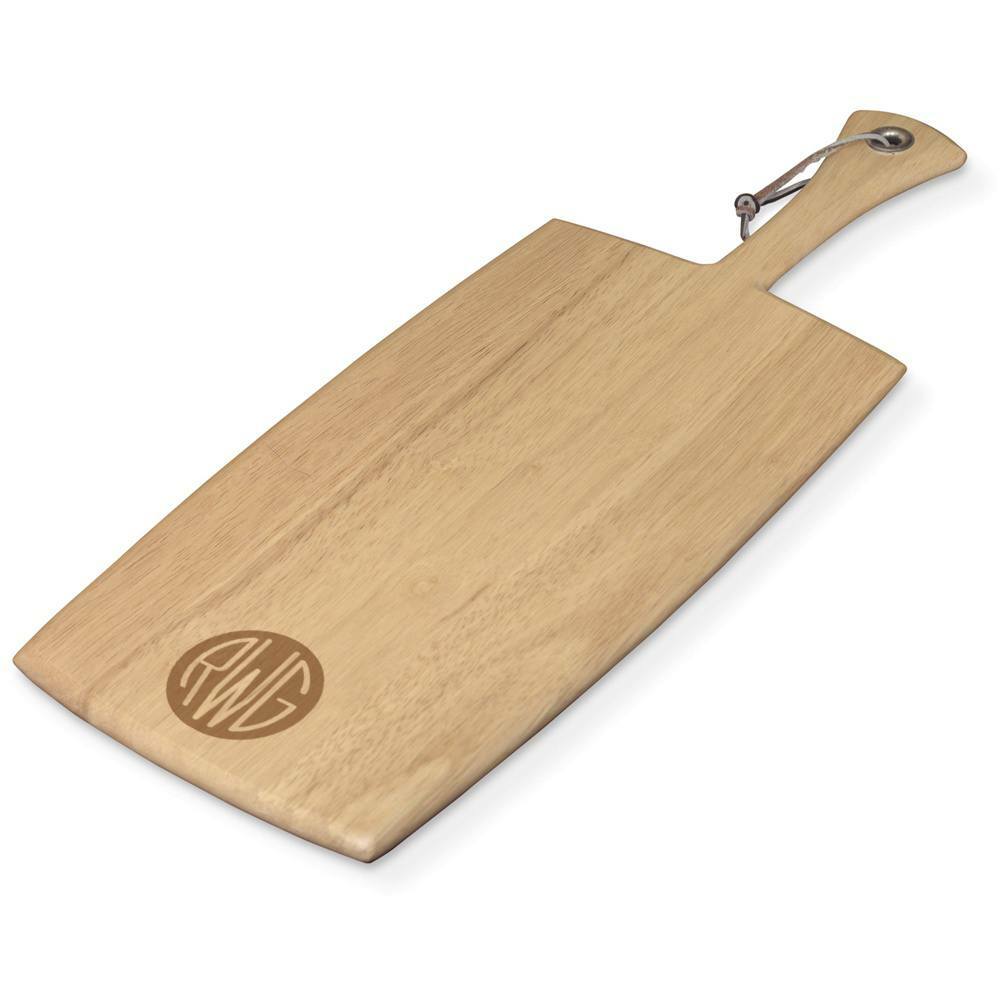 Solid Circle Monogram Rectangular Paddle Board - ONLY GIFTS