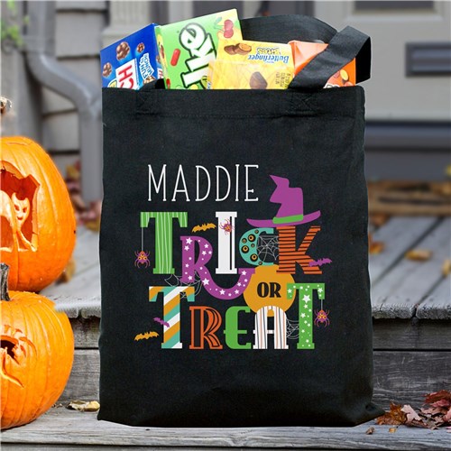 Personalized Trick Or Treat Bag