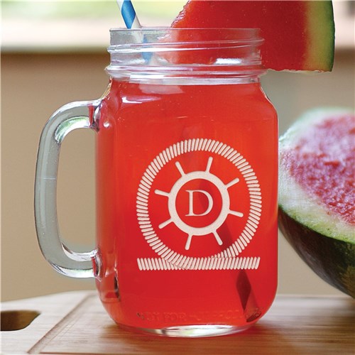 Nautical Mason Jar - ONLY GIFTS