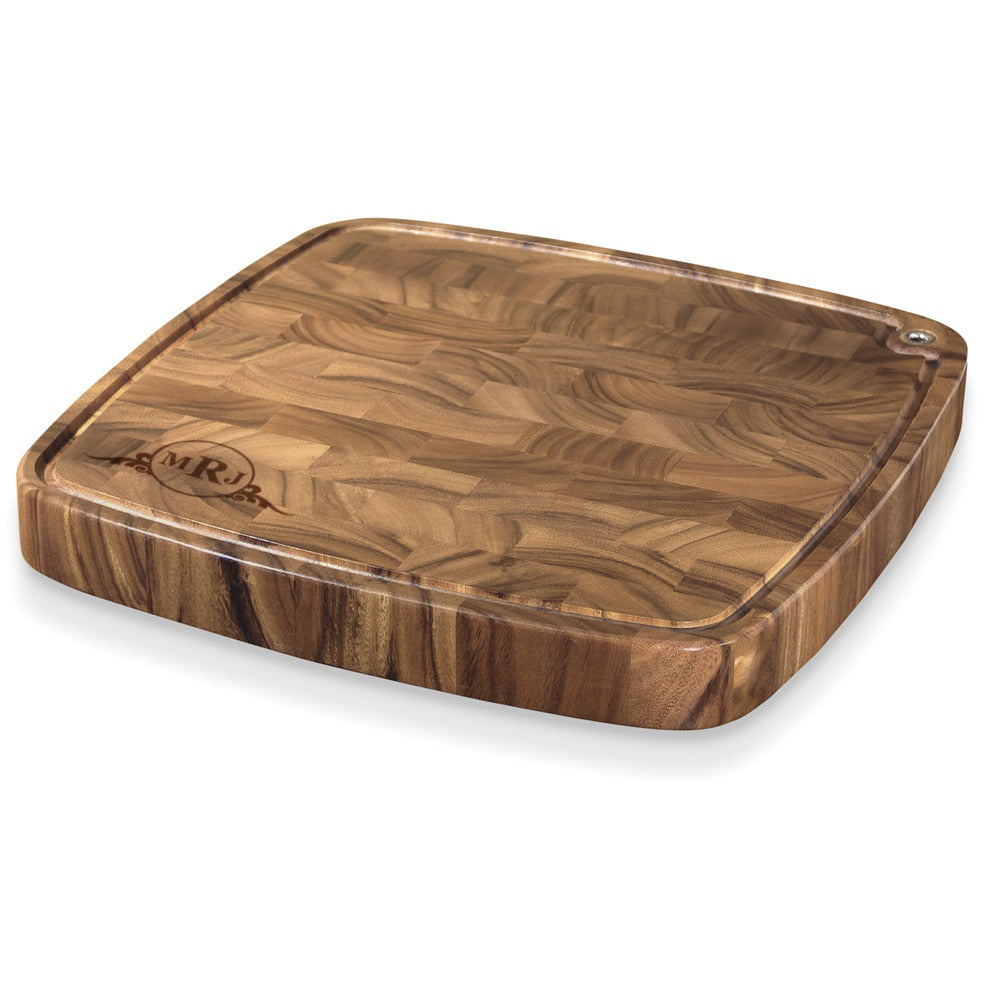 Western Scroll Personalized Carolina Cutting Board - Ironwood Gourmet 28104 - ONLY GIFTS